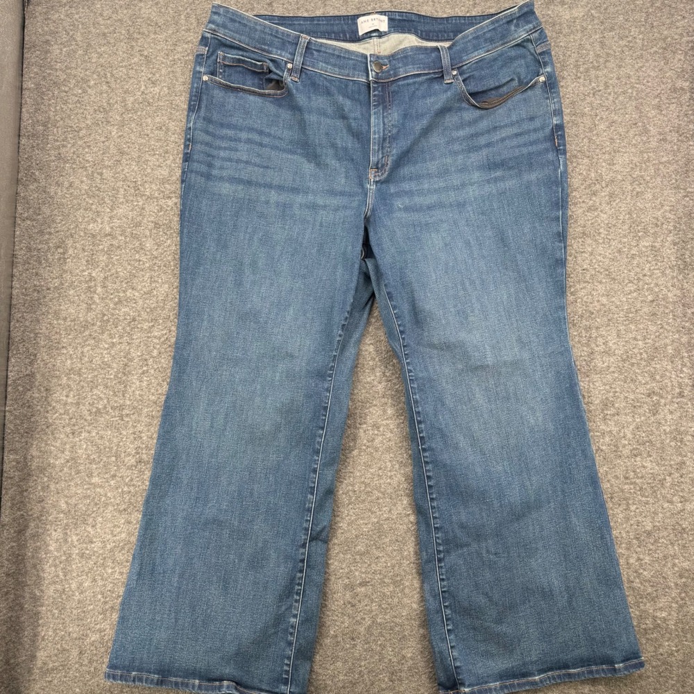 Lane Bryant T3 Denim Womens Size 26 Medium Wash Blue Bootcut Stretch Jeans Tall